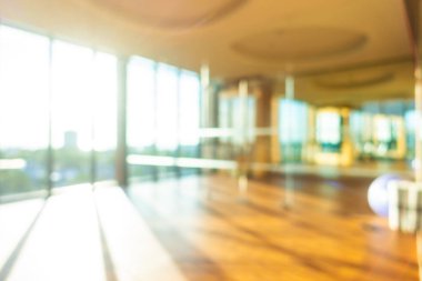 Soyut Blur ve spor salonu iç fitness ekipmanları bulanıklaştırma