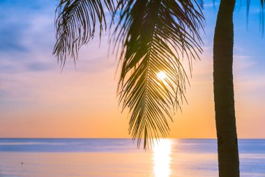 COC ile deniz Okyanusu plajının güzel açık tropikal manzara