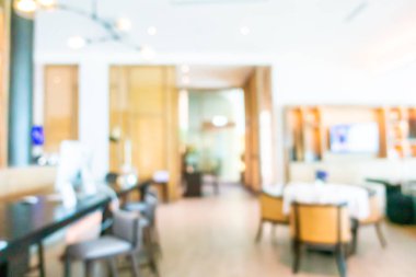 Soyut bulanıklık ve defocused açık büfe restoran ve kahve dükkanı CA