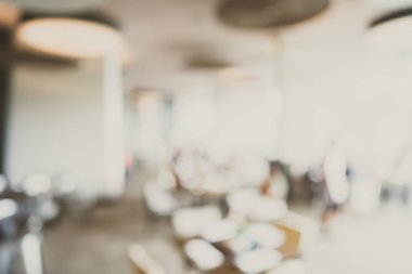 Soyut bulanıklık ve defokus restoran ve kafe cafe interi