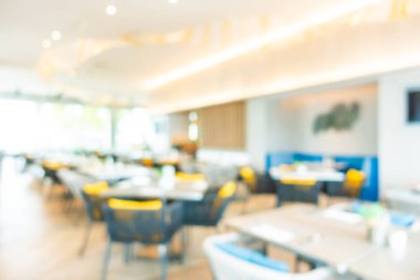 Soyut bulanıklık ve defocused açık büfe restoran ve kahve dükkanı CA