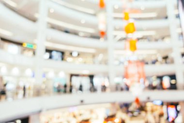 Soyut bulanıklık ve ufuk alışveriş merkezi mağazası