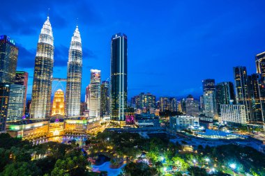 Dış Kuala Lumpur şehirde bina güzel mimari