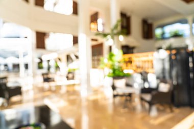 Soyut bulanıklık ve ufuk otel lobi iç