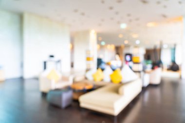 Soyut bulanıklık ve ufuk otel ve lobi iç