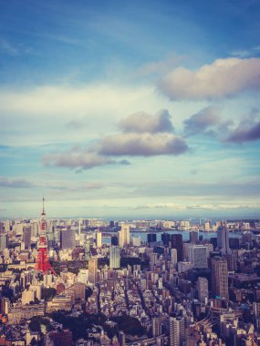 Güzel mimari ve yapı ile tokyo tokyo şehir çevresinde