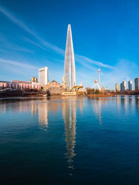 Seoul, Güney Kore: 8 Aralık 2018 güzel mimari boğa