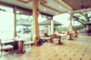 Soyut bulanıklık ve ufuk Restoran açık büfe ve kahve dükkanı ca