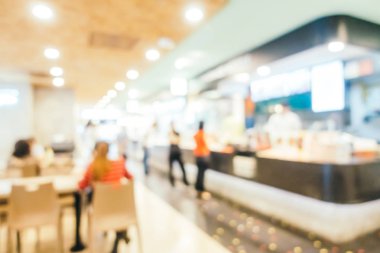 Soyut bulanıklık ve ufuk alışveriş merkezi mağazası