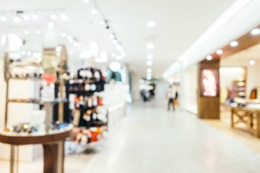 Soyut bulanıklık ve ufuk lüks alışveriş merkezi bölümü s