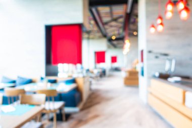 Soyut bulanıklık ve ufuk kafe ve Restoran iç