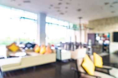 Soyut bulanıklık ve ufuk otel ve lobi iç