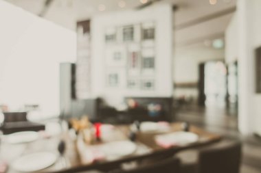 Soyut bulanıklık ve defokus restoran ve kafe cafe interi