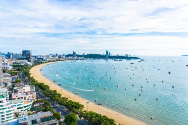 Pattaya Tayland - 26 Temmuz 2019 Güzel manzara ve cityscap