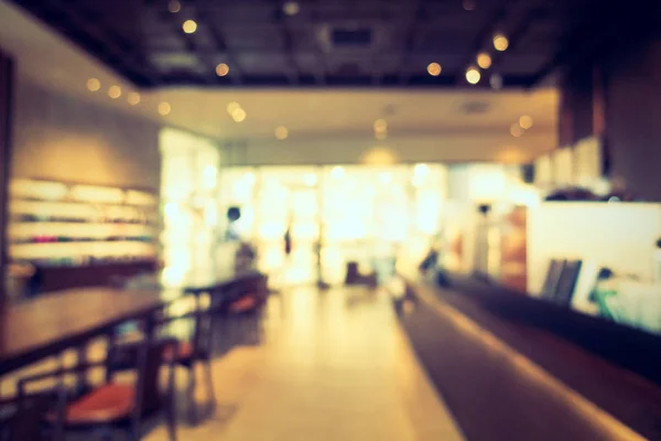 Abstrato borrão e desfocado restaurante e café cafe inte — Fotografia de Stock