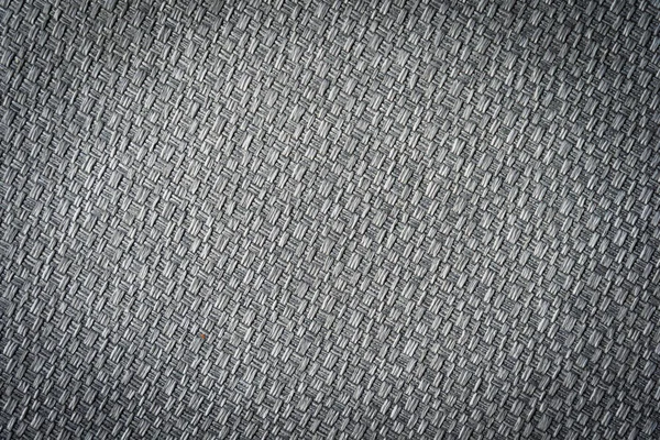 Szara i Czarna skóra bawełna tekstura — Zdjęcie stockowe
