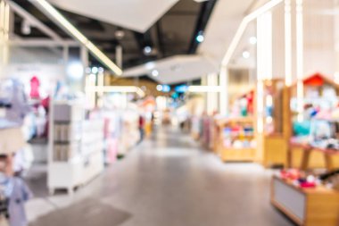 Soyut bulanıklık ve güzel lüks alışveriş merkezi Interio bulanıklık