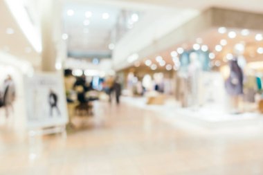 Soyut bulanıklık ve ufuk lüks alışveriş merkezi bölümü s