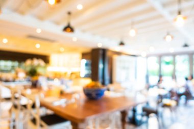 Soyut bulanıklık ve ufuk kafe Cafe ve büfe restaura