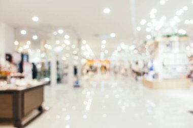 Soyut bulanıklık ve alışveriş merkezinde, ufuk alışveriş merkezi