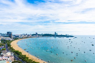 Pattaya Tayland - 26 Temmuz 2019 Güzel manzara ve cityscap