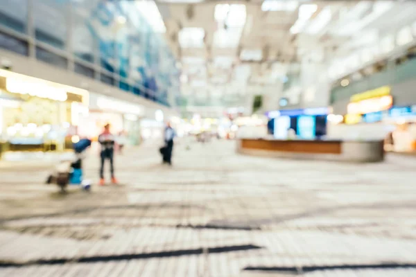 Abstrato borrão e desfocado changi aiport terminal interior — Fotografia de Stock