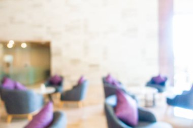 Otelde soyut bulanıklık ve defokus lobi dekorasyonu