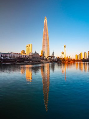 Seoul, Güney Kore: 8 Aralık 2018 güzel mimari boğa