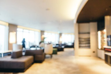 Soyut bulanıklık ve ufuk otel ve lobi iç