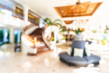 Soyut bulanıklık ve ufuk otel lobi iç