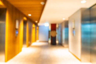 Soyut bulanıklık ve ufuk otel ve lobi iç