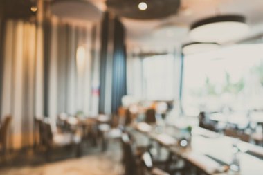 Soyut bulanıklık ve defokus restoran ve kafe cafe interi