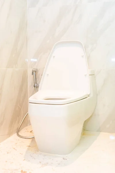 White toilet bowl seat — Stock Photo, Image