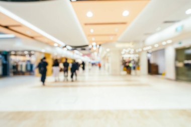 Soyut bulanıklık ve ufuk alışveriş merkezi mağazası
