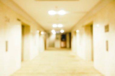 Soyut bulanıklık ve ufuk otel lobisinde