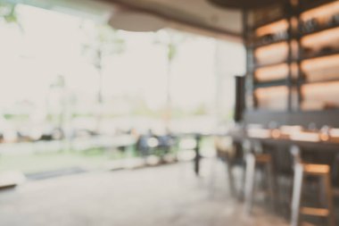 Soyut bulanıklık ve defokus restoran ve kafe cafe interi