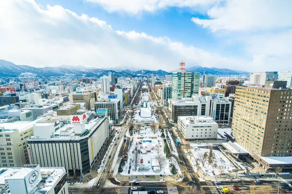 Sapporo Hokkaido, Japão - 2 de fevereiro de 2019 Bela arquitetura — Fotografia de Stock