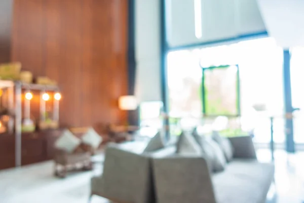 Abstract blur and defocus lobby decoration in hotel — Stock Photo, Image