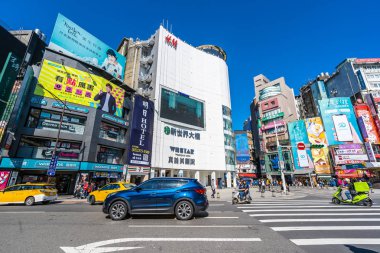 Taipei, Tayvan 30 Kasım 2018: Ximending piyasasıdır popula