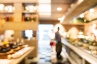 Soyut bulanıklık ve ufuk kafe Cafe ve büfe restaura