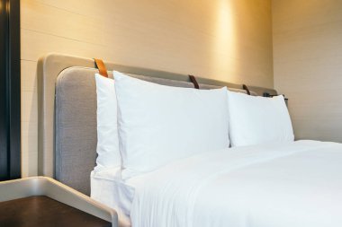 Beyaz rahat yastık Yatak Dekorasyon