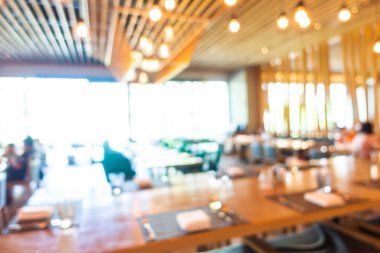 Soyut bulanıklık ve ufuk kafe Cafe ve büfe restaura