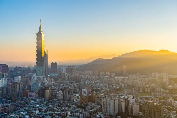 Hermosa arquitectura edificio ciudad taipei — Foto de Stock