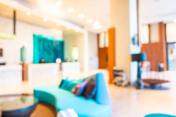 Abstract blur and defocus lobby decoration in hotel — Stock Photo, Image