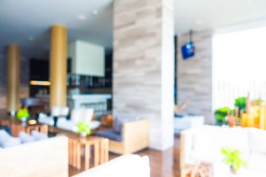 Soyut bulanıklık ve ufuk kafe ve Restoran iç