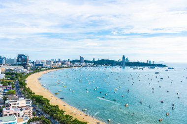 Pattaya Tayland - 26 Temmuz 2019 Güzel manzara ve cityscap