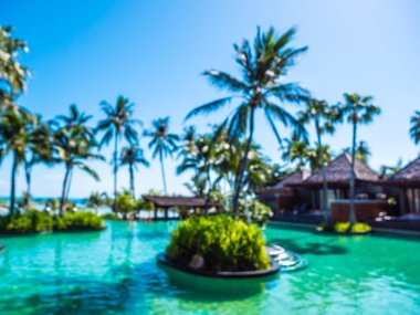 Soyut bulanıklık ve ufuk otel ve tatil arka plan