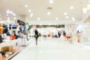 Soyut bulanıklık ve alışveriş merkezinde, ufuk alışveriş merkezi
