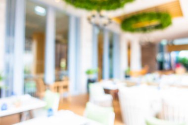 Soyut bulanıklık ve ufuk kafe ve Restoran iç