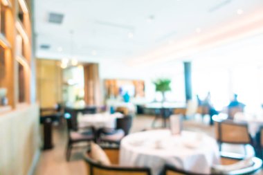 Soyut bulanıklık ve defocused açık büfe restoran ve kahve dükkanı CA